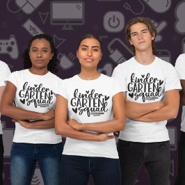Camiseta Escuadrón de jardines de infancia divertidos con e