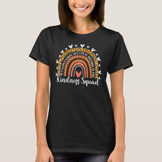 Camiseta Escuadrón de la bondad arcoiris del Naranja de la  (Anverso)