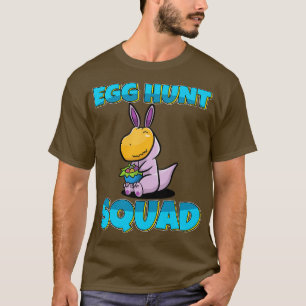 Camiseta Escuadrón de la caza de huevos Cute Dino Easter Eg