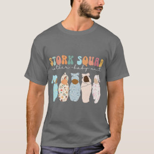 Camiseta Escuadrón de la cigüeña Unidad de la madre del beb