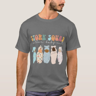 Camiseta Escuadrón de la cigüeña Unidad de la madre del beb