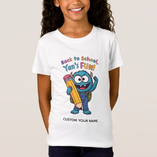 Camiseta "Escuadrón de la Escuela de Monstruos: ¡De vuelta  (Anverso)