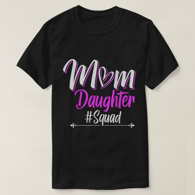 Camiseta Escuadrón de la hija de mamá (Diseño del anverso)