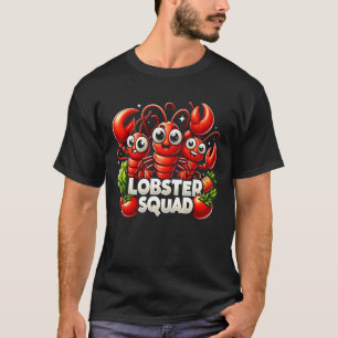 Camiseta Escuadrón de langosta Cute Cute Cuestas Veggies Fr