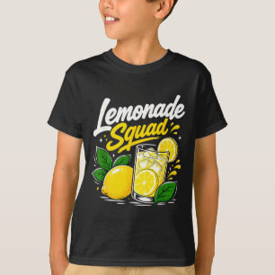 Camiseta escuadrón de limonada verano bebida de limón amant