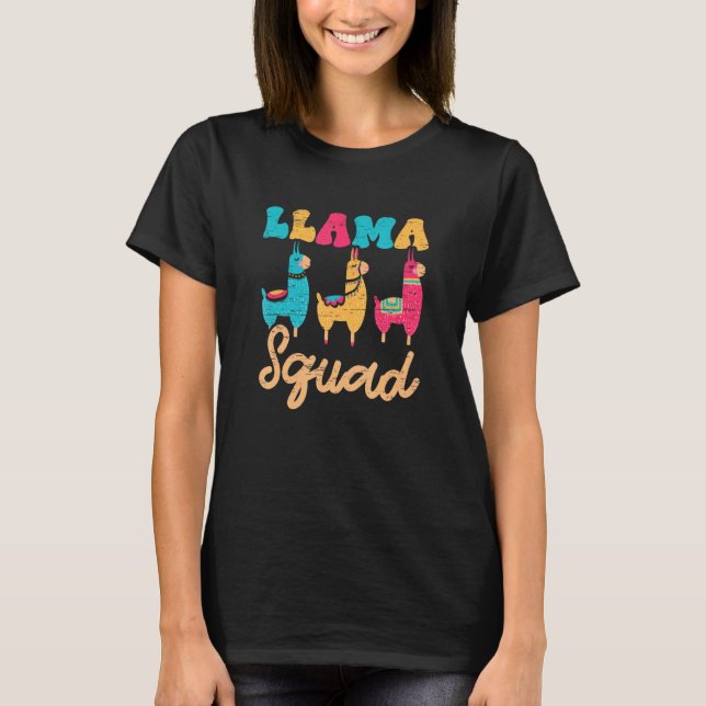 Camiseta Escuadrón de Llama (Anverso)