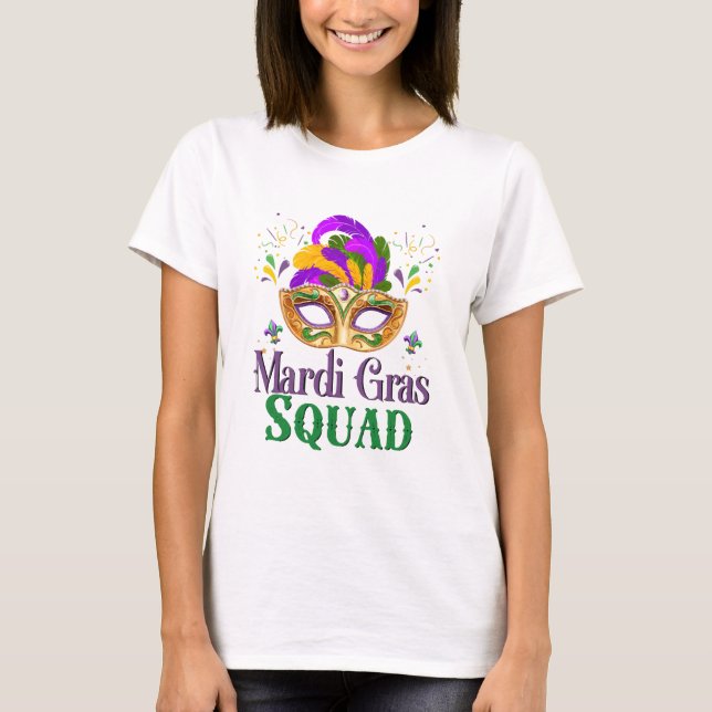Camiseta Escuadrón de Mardi Gras (Anverso)