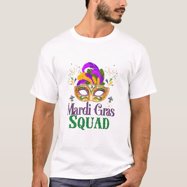 Camiseta Escuadrón de Mardi Gras (Anverso)