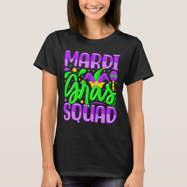 Camiseta Escuadrón de Mardi Gras 1 (Anverso)
