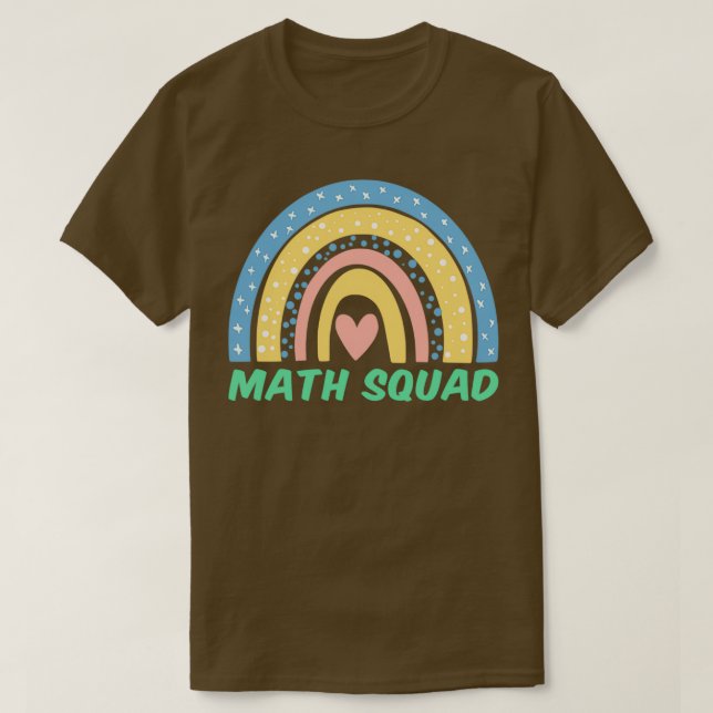 Camiseta Escuadrón de matemáticas III (Diseño del anverso)