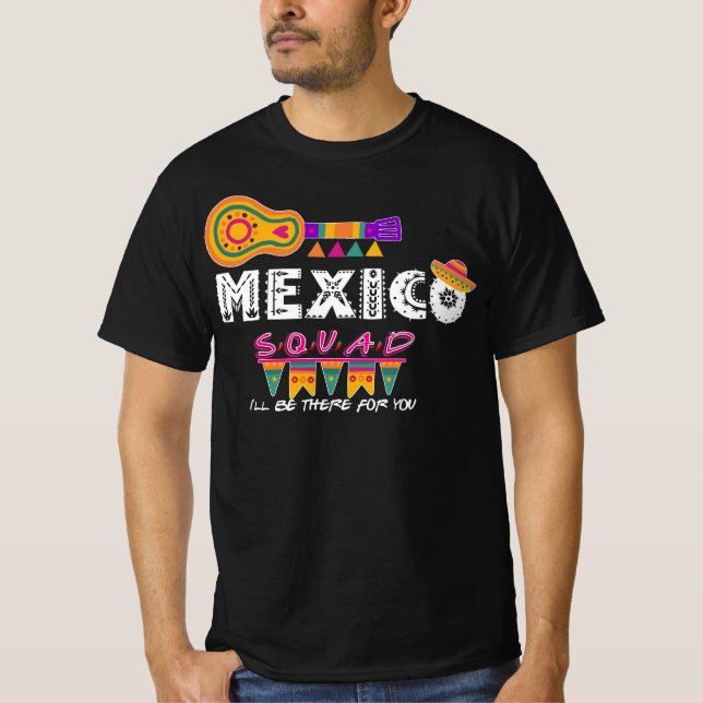 Camiseta Escuadrón de México estaré allí para usted Vacacio (Anverso)