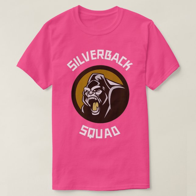 Camiseta Escuadrón de Monos del Gorila de Silverback (Diseño del anverso)
