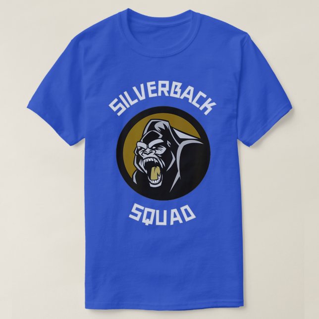 Camiseta Escuadrón de Monos del Gorila de Silverback (Diseño del anverso)