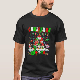 Camiseta Escuadrón de navidades Dabbing Santa Flamingo Gnom