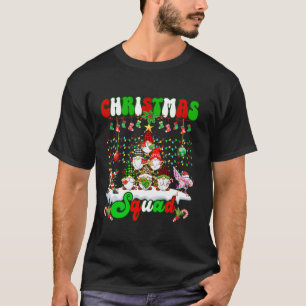 Camiseta Escuadrón de navidades Dabbing Santa Flamingo Gnom
