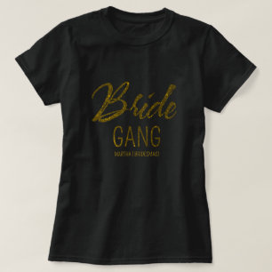 Camiseta Escuadrón de novias personalizado imita la bachill