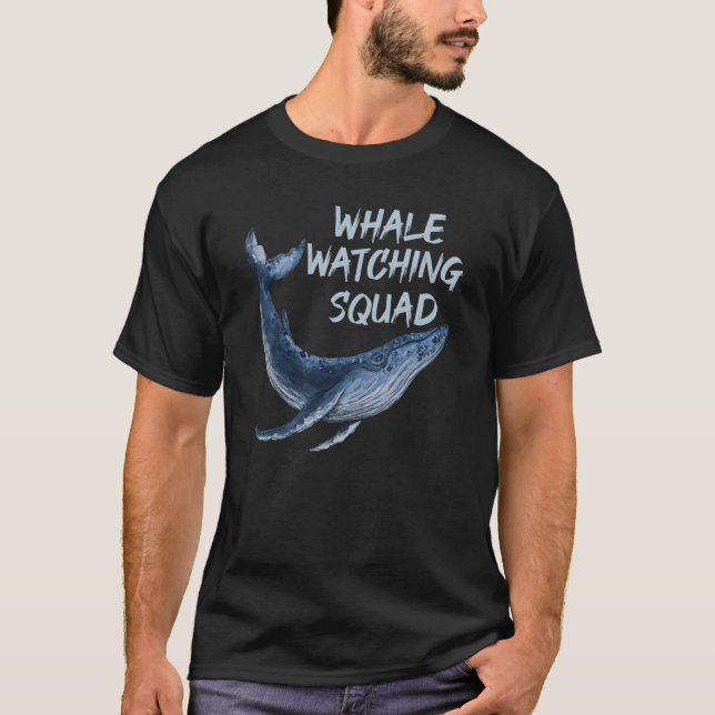 Camiseta Escuadrón de observación de ballenas de Orca (Anverso)