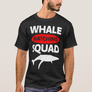 Camiseta escuadrón de observación de ballenas Escuadrón de