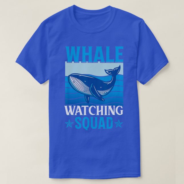 Camiseta Escuadrón de observación de ballenas Lover 2 (Diseño del anverso)