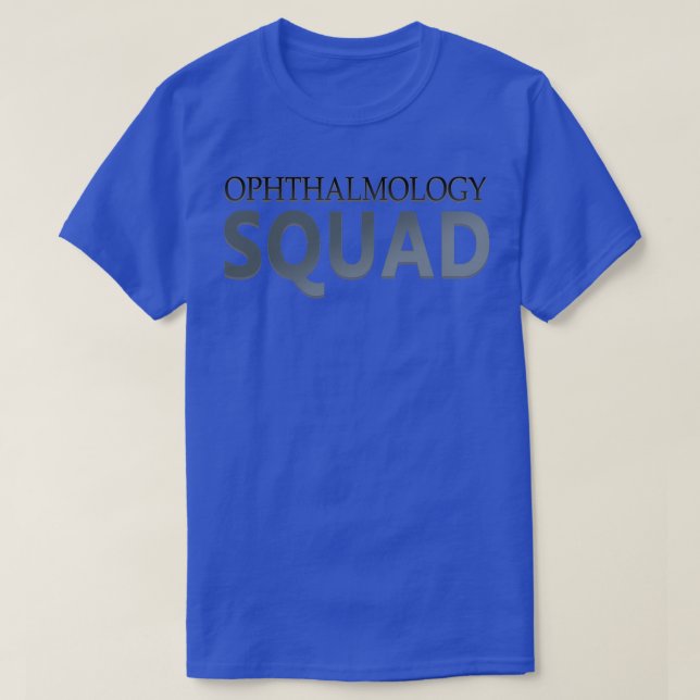 Camiseta Escuadrón de Oftalmología (Diseño del anverso)