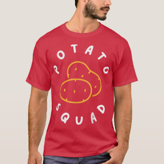 Camiseta Escuadrón de papas para el equipo vegetariano de l
