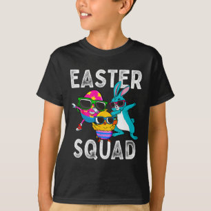 Camiseta Escuadrón de Pascua Dabbing Bunny Chick Egg Hung M