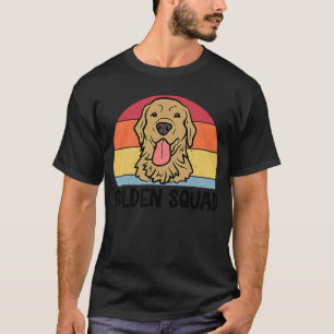 Camiseta Escuadrón de Perro Dorado Golden Retriever para Ho