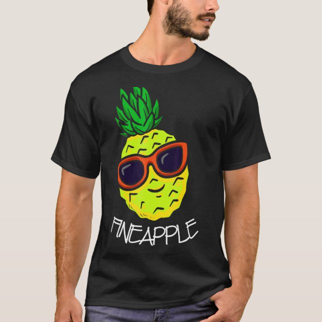 Camiseta Escuadrón de piña de manzana fina piña tropical (Anverso)