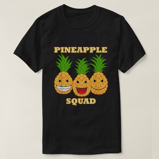 Camiseta Escuadrón de piña Frutos Exóticos Vitamina Saludab (Diseño del anverso)