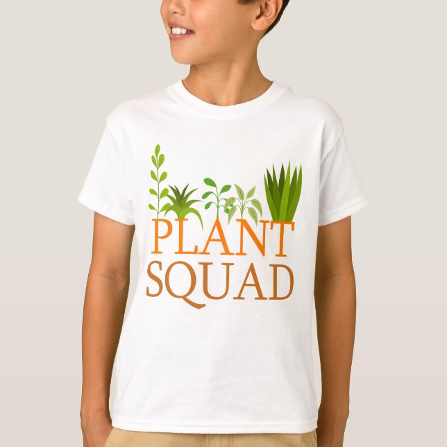 Camiseta Escuadrón de Plantas (Anverso)