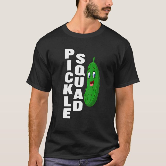 Camiseta Escuadrón de Pollos Único Cuaderno Dill Pickle Veg (Anverso)