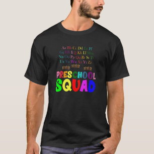 Camiseta Escuadrón de preescolar De vuelta a la escuela con