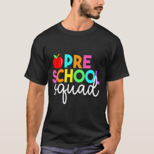 Camiseta escuadrón de preescolar maestros estudiantes de vu