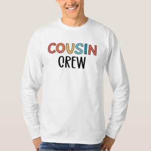 Camiseta Escuadrón de primos familiares retro de la tripula