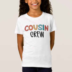 Camiseta Escuadrón de primos familiares retro de la tripula