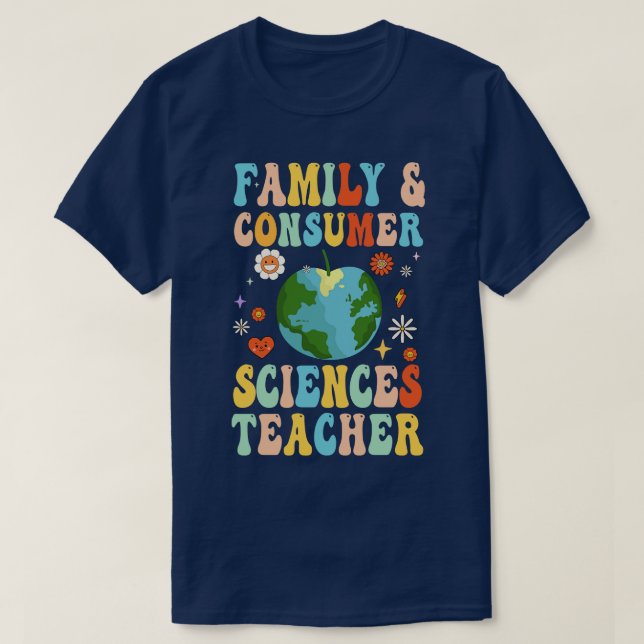 Camiseta Escuadrón De Profesores De Ciencias De La Familia  (Diseño del anverso)