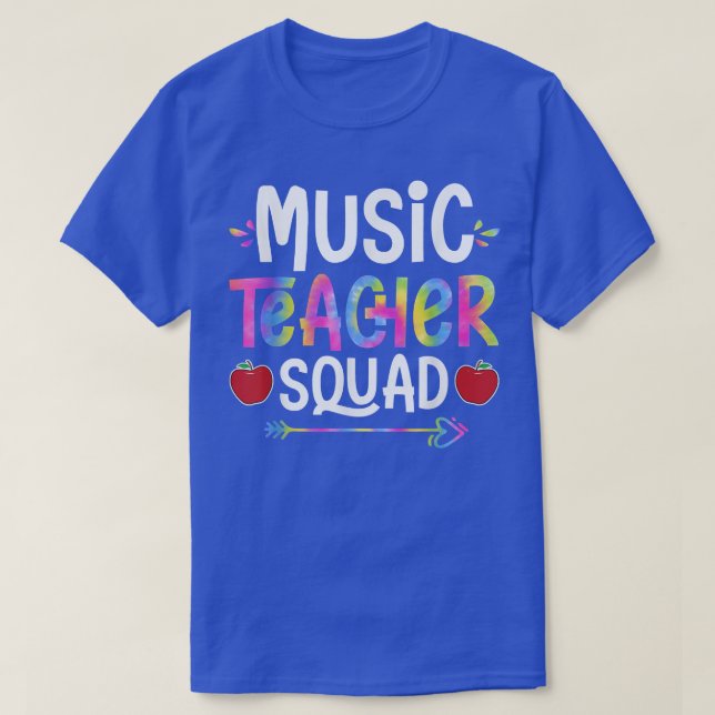 Camiseta Escuadrón de profesores de música primer día de cl (Diseño del anverso)