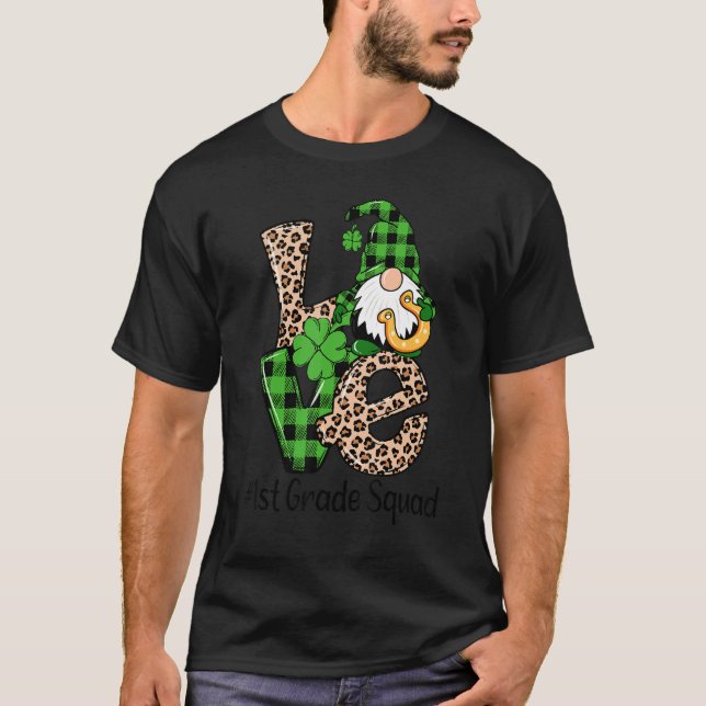 Camiseta Escuadrón de profesores del Gnome del Amor Feliz D (Anverso)
