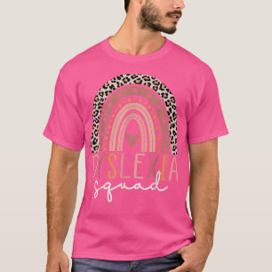 Camiseta Escuadrón de profesores dislexia, profesor de lect