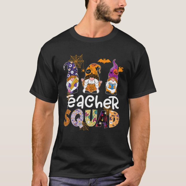 Camiseta Escuadrón de profesores Gnome Divertido trapo de d (Anverso)