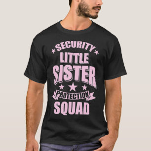 Camiseta Escuadrón de protección de hermanita de pequeña se