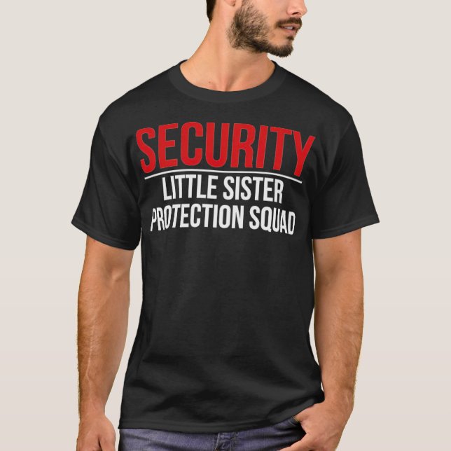 Camiseta Escuadrón de protección de la pequeña hermana de s (Anverso)