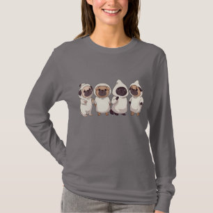 Camiseta "Escuadrón de Pug Adorable – Cuatro Pugs Divertido