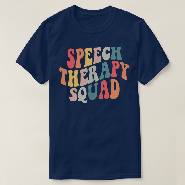 Camiseta Escuadrón de pulsera Groovy Speech Therapy Pocket  (Diseño del anverso)