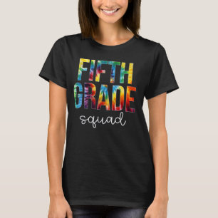 Camiseta Escuadrón de quinto grado de tinte de empate de vu