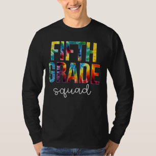 Camiseta Escuadrón de quinto grado de tinte de empate de vu