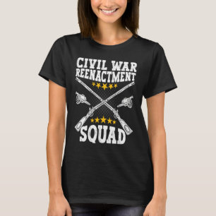 Camiseta Escuadrón de Recreación de la Guerra Civil Recreac