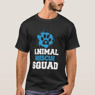 Camiseta Escuadrón de Rescate Animal Activista Por Los Dere