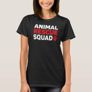 Camiseta Escuadrón de Rescate Animal Activista Por Los Dere