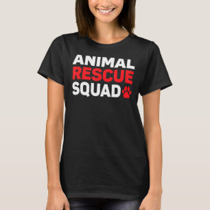 Camiseta Escuadrón de Rescate Animal Activista Por Los Dere